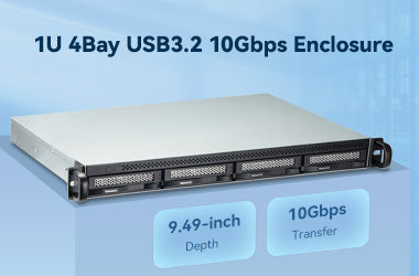 TerraMaster D4-320U: Ultra-Short Rackmount Expansion Enclosure to Solve Storage Space and Capacity Challenges