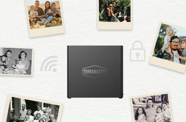 TerraMaster F4 SSD All-Flash Silent Home Data Center: Quiet Guardian of Your Family’s "Starlit" Memories