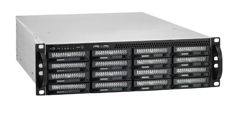Enterprise-class 16-bay networked storage server U16-722-2224 Comes With TRK-U34