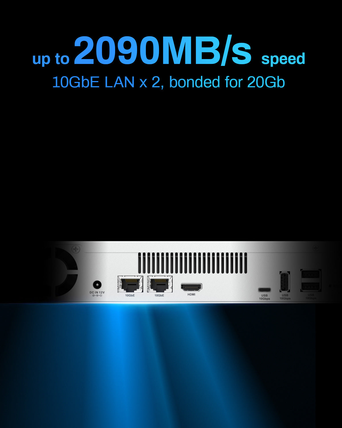 TERRAMASTER U4-500 NAS Storage - 4Bay Core i3 1215U Ultra-short 1U Rackmount NAS, 8GB DDR5 RAM, Dual 10GbE Ports, Network Attached Storage Peak Performance for Business (Diskless)