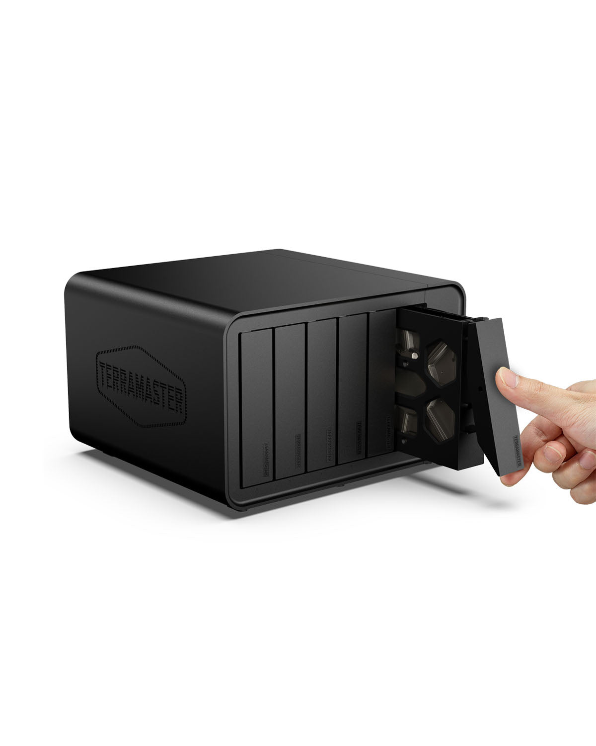 TERRAMASTER F6-424 Max NAS Storage - 6Bay Core i5 1235U 10-Cores 12-Threads, 8GB DDR5 RAM, Dual 10GbE Ports, Network Attached Storage Peak Performance for Business (Diskless)