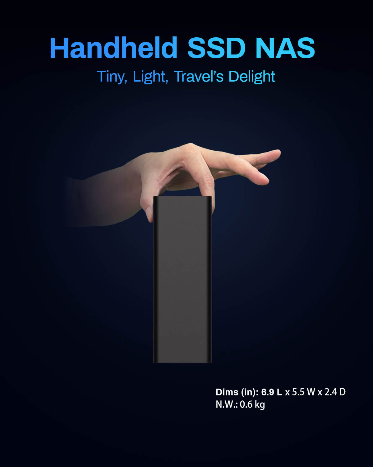 TERRAMASTER F8 SSD NAS Storage - 8Bay All SSD NAS Server N95 QuadCore CPU, 8GB DDR5 RAM, 10GbE Port, Palm-Sized Powerful Network Attached Storage (Diskless)