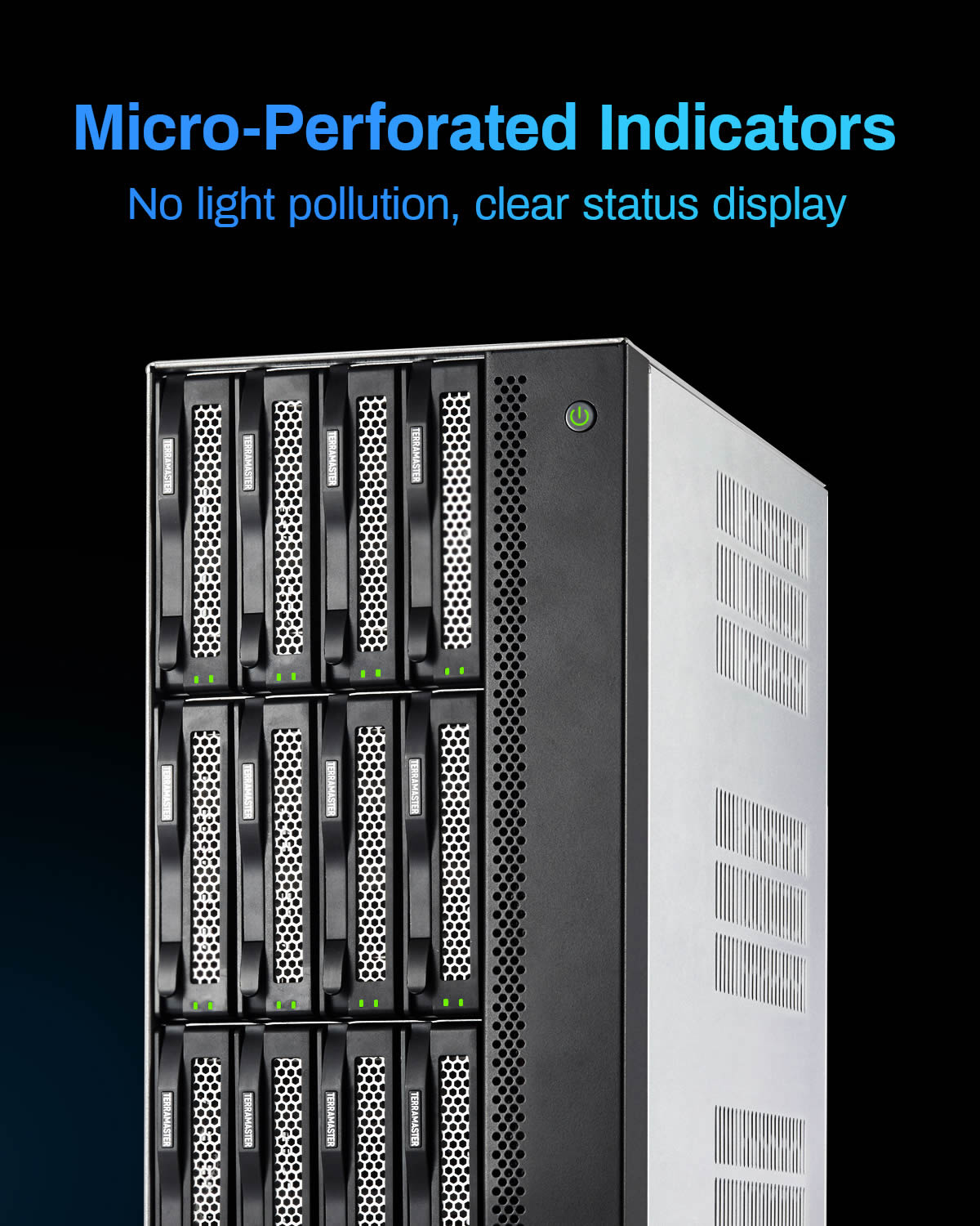 TERRAMASTER T12-500 Pro NAS Storage - 12Bay Core i7 1255U 10-Cores 12-Threads CPU, 16GB DDR5 RAM, Dual 10GbE Ports, Network Attached Storage Peak Performance for Business (Diskless)