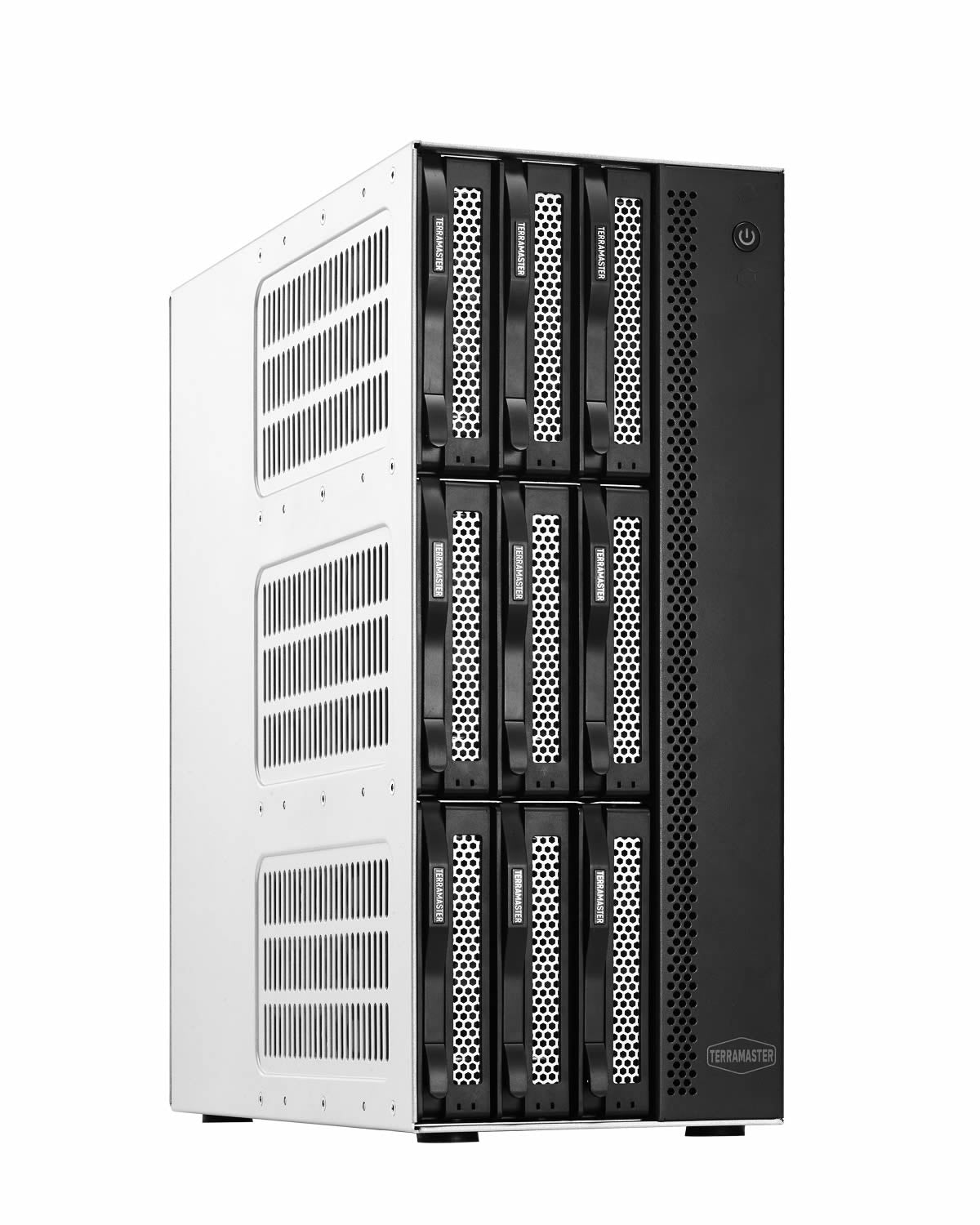 TERRAMASTER T9-500 Pro NAS Storage - 9Bay Core i7 1255U 10-Cores 12-Threads CPU, 16GB DDR5 RAM, Dual 10GbE Ports, Network Attached Storage Peak Performance for Business (Diskless)