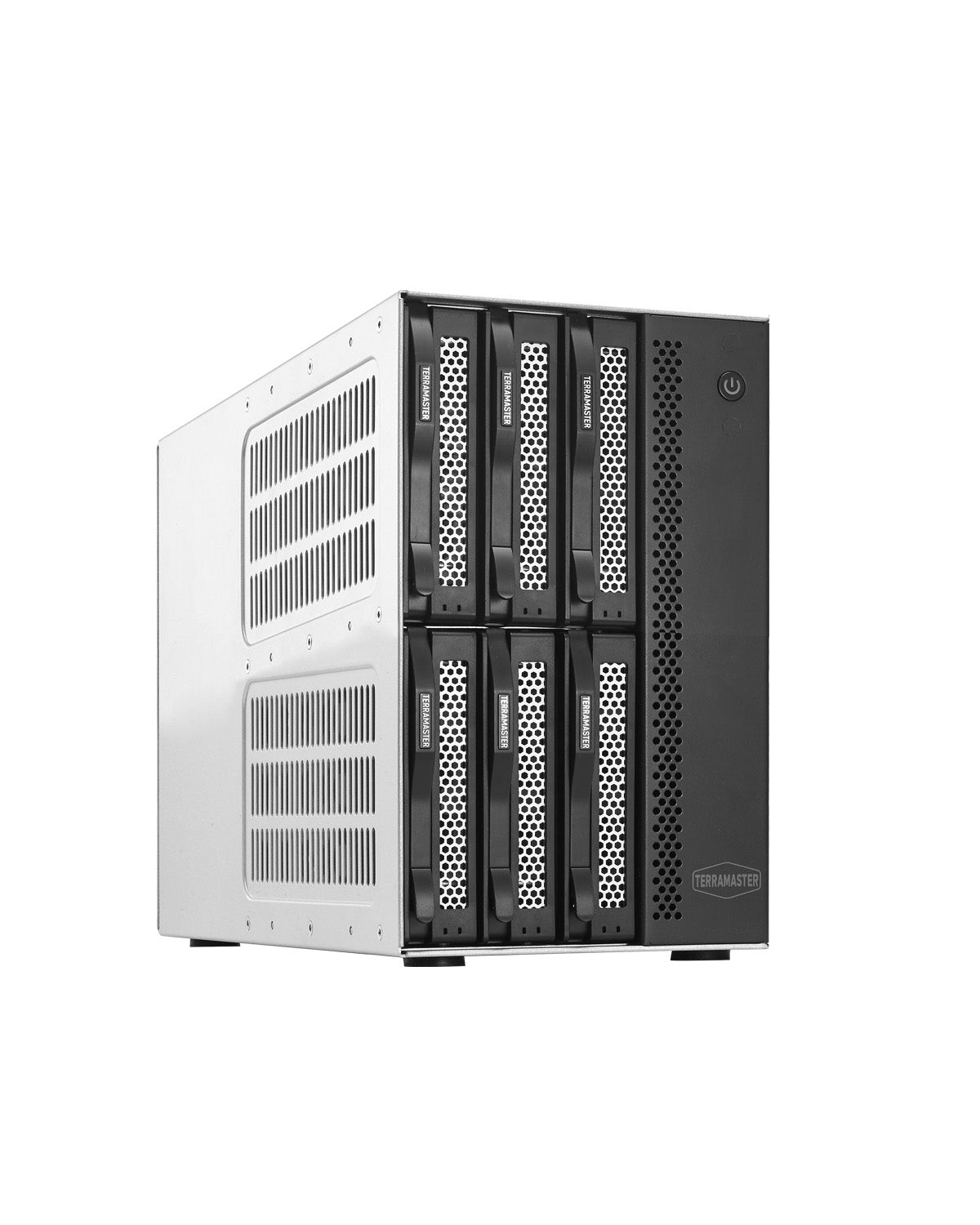 TERRAMASTER T6-423 6 Bay NAS Storage - High Performance 2.5GbE NAS for SMB with Intel Quad-core CPU 4GB DDR4 Memory, 2.5GbE Port x 2, Network Storage Server, Diskless