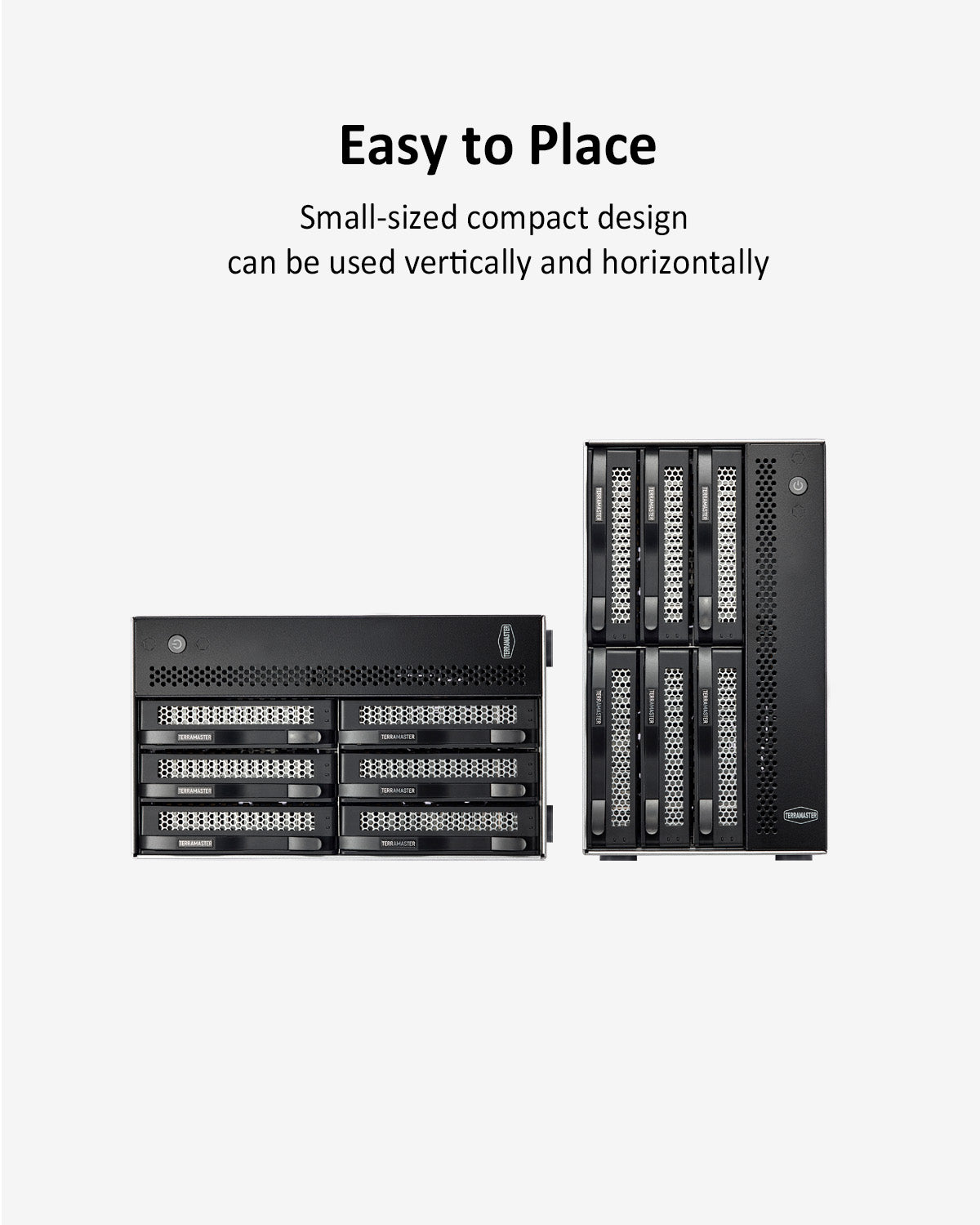 TERRAMASTER T6-423 6 Bay NAS Storage - High Performance 2.5GbE NAS for SMB with Intel Quad-core CPU 4GB DDR4 Memory, 2.5GbE Port x 2, Network Storage Server, Diskless
