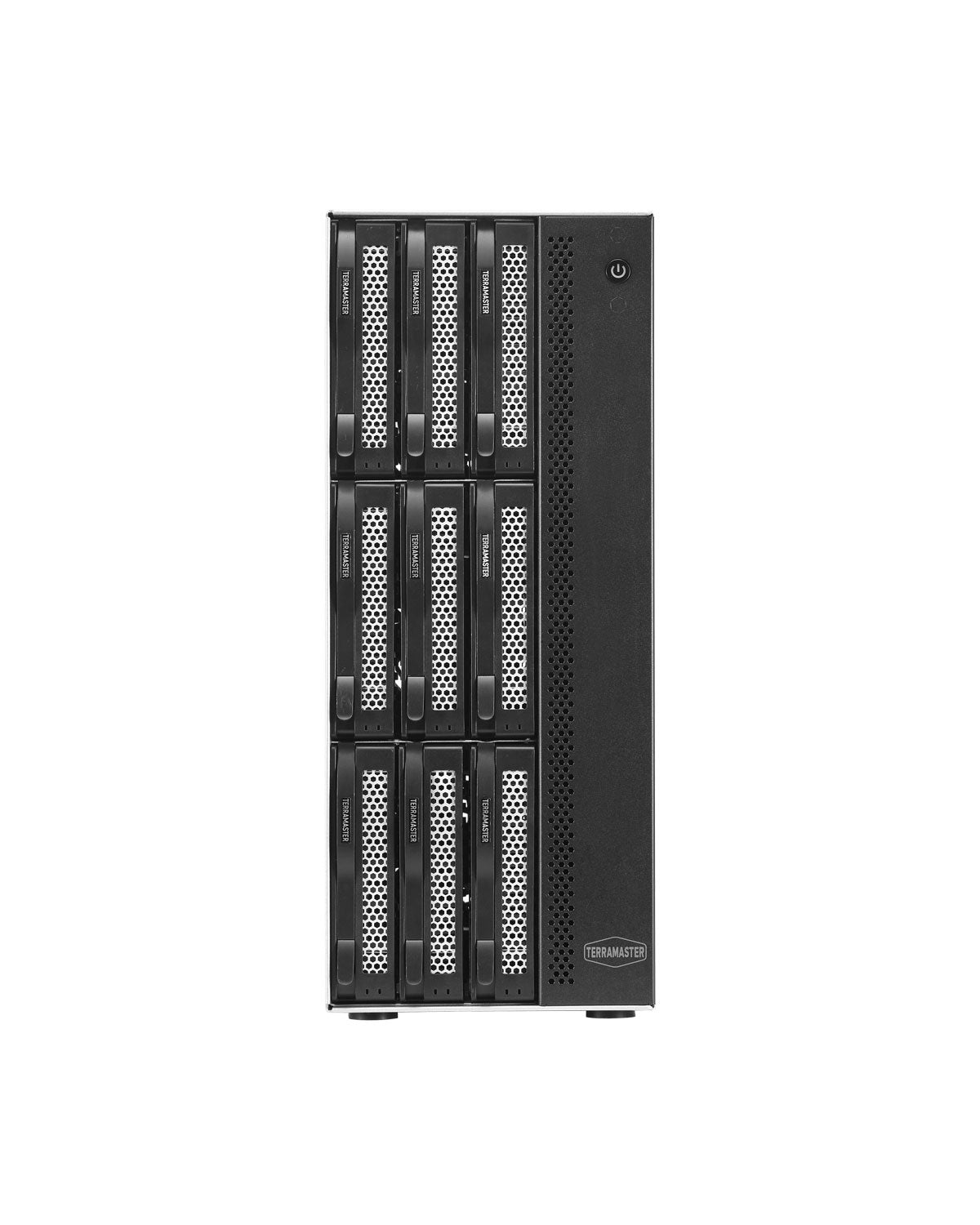 TERRAMASTER T9-450 9Bay 10Gb NAS Storage - High Speed Network Attached Storage with Intel Quad-core CPU, 8GB DDR4, Dual SFP+ 10GbE Interfaces, Dual 2.5GbE Ports, NAS Server (Diskless)