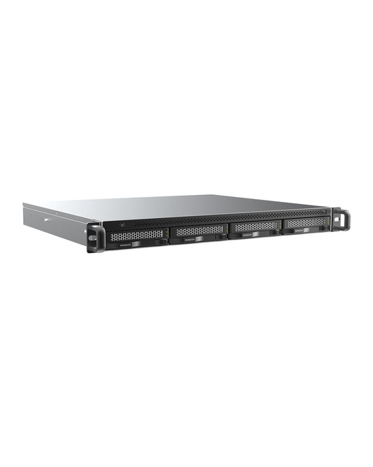 TERRAMASTER U4-500 NAS Storage - 4Bay Core i3 1215U Ultra-short 1U Rackmount NAS, 8GB DDR5 RAM, Dual 10GbE Ports, Network Attached Storage Peak Performance for Business (Diskless)