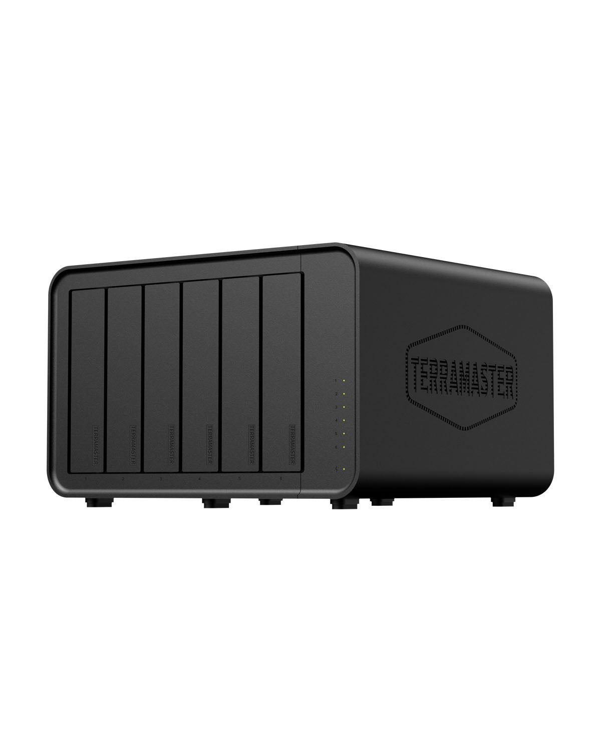 TERRAMASTER F6-424 NAS Storage 6Bay – N95 Quad-Core CPU, 8GB DDR5 RAM, Dual 2.5GbE Ports, Network Attached Storage with High Performance (Diskless)