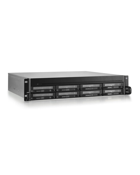 TERRAMASTER U8-500 Plus NAS Storage - 8Bay Core i7 1255U 10-Cores 12-Threads CPU, 16GB DDR5 RAM, Dual 10GbE Ports, 2U Rack Mount Network Attached Storage Peak Performance for Business (Diskless)