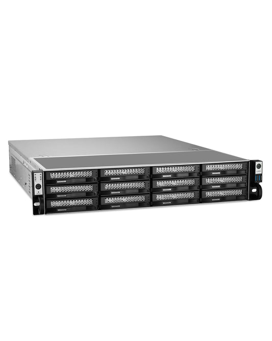 TERRAMASTER U12-500 Plus NAS Storage - 12Bay Core i7 1255U 10-Cores 12-Threads CPU, 16GB DDR5 RAM, Dual 10GbE Ports, 2U Rack Mount Network Attached Storage Peak Performance for Business (Diskless)