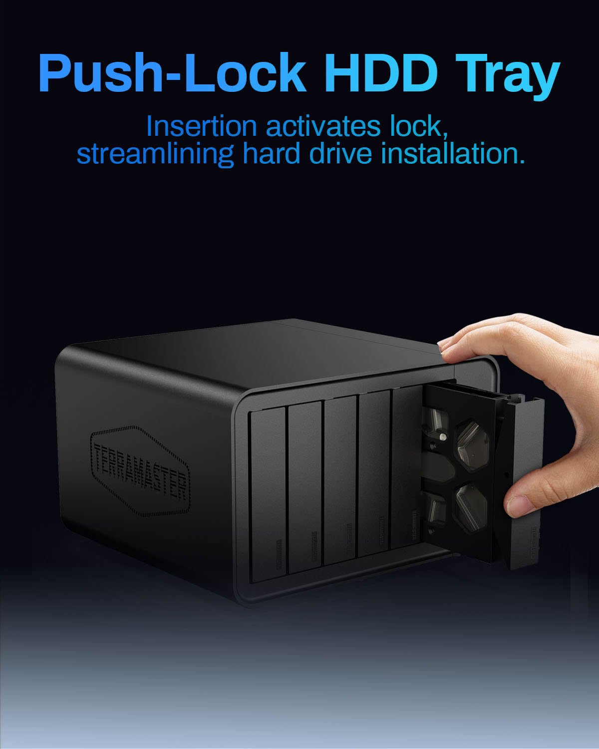 TERRAMASTER F6-424 NAS Storage 6Bay – N95 Quad-Core CPU, 8GB DDR5 RAM, Dual 2.5GbE Ports, Network Attached Storage with High Performance (Diskless)