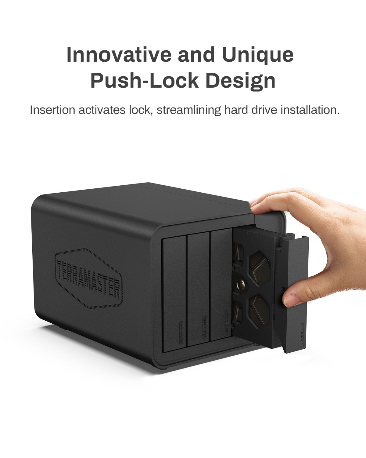 TERRAMASTER D8 Hybrid HDD NVMe Enclosure USB 3.2 Gen 2 10Gbps Type C 8Bay USB Storage Supports RAID 0/1/Single/JBOD Exclusive 2+3 RAID Hybrid Disk Array (Diskless)