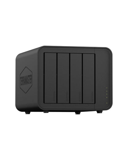 TERRAMASTER F4-424 Max NASストレージ - 4ベイ Core i5 1235U 10コア 12スレッド、8GB DDR5 RAM、デュアル10GbEポート、ネットワーク接続ストレージ、ビジネス向けピークパフォーマンス（ディスクレス）