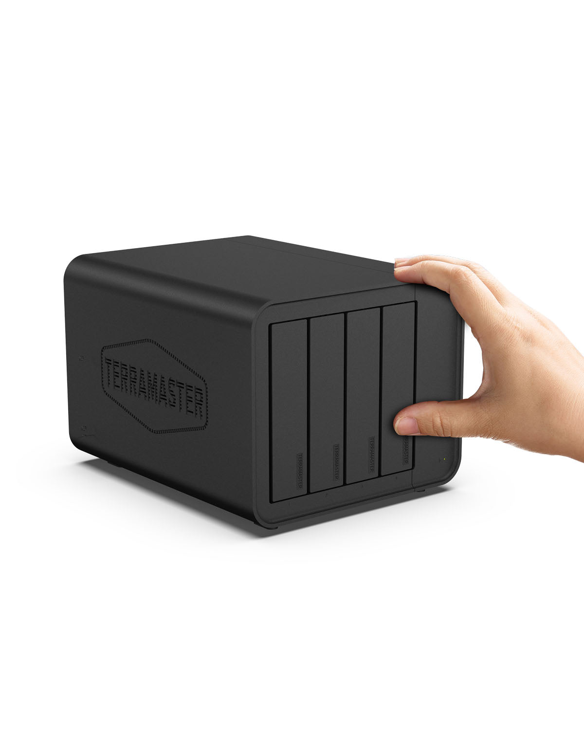TERRAMASTER F4-424 Max NAS Storage - 4Bay Core i5 1235U 10-Cores 12-Threads, 8GB DDR5 RAM, Dual 10GbE Ports, Network Attached Storage Peak Performance for Business (Diskless)