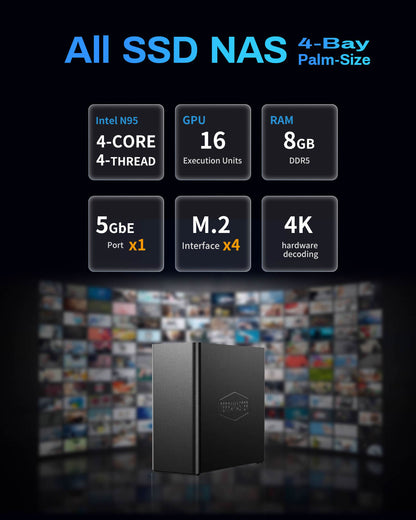 F4 SSD 4-bay All-Flash NAS Storage