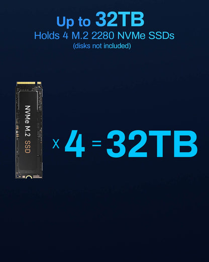 F4 SSD 4-bay All-Flash NAS Storage