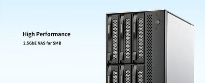 TERRAMASTER T9-423 9ベイNASストレージ - Intel N5105/5095クアッドコアCPU、8GB DDR4、2.5GbEポート×2、ネットワークストレージサーバー、ディスクレスを備えた中小企業向け高性能2.5GbE NAS