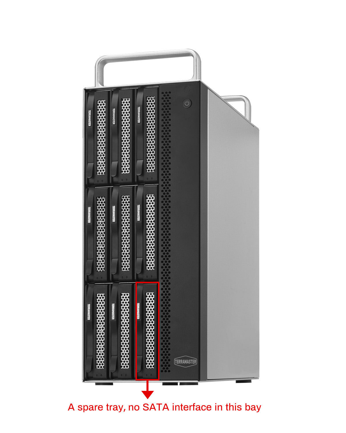 TERRAMASTER D8-332 8bay Thunderbolt 3 RAID Storage Most Compact Professional-Grade 8-Bay Tower Thunderbolt3 Hardware RAID Enclosure Support RAID 0/1/5/10/JBOD External Hard Drive RAID Storage (Diskless)