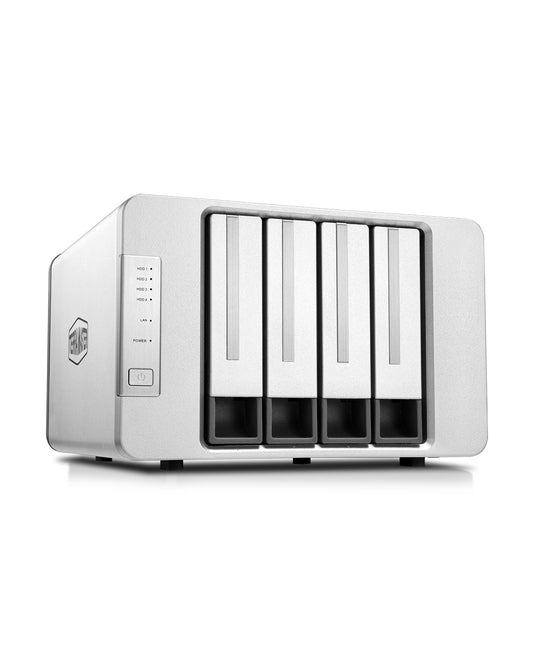 TERRAMASTER F4-423 4-Bay High Performance NAS for SMB with N5105/5095 Quad-core CPU, 4GB DDR4 Memory, 2.5GbE Port x 2, Network Storage Server (Diskless).